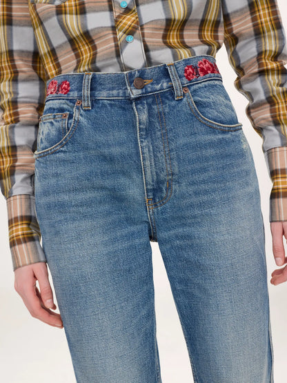 Slim jeans in denim